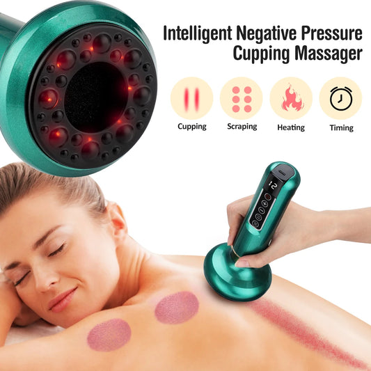 RevitaCups 12-Speed Smart Cupping & GuaSha Massager